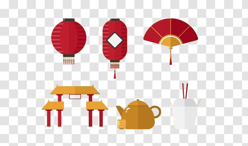 China Symbol Photography - Red - Cartoon Japanese Culture Icon Transparent PNG