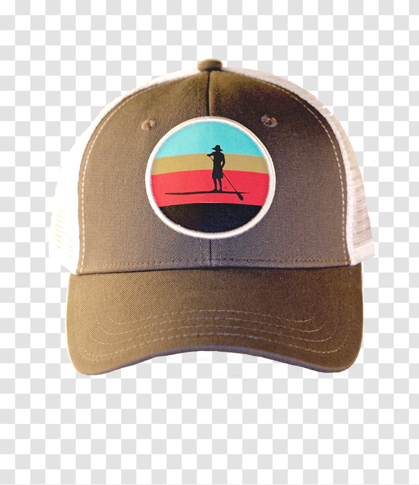 Baseball Cap - Gray Stripes Transparent PNG