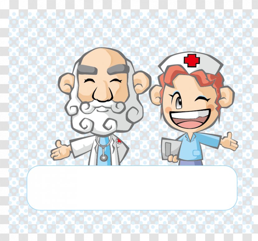 Physician - Frame - Doctors And Nurses Vector Material Transparent PNG