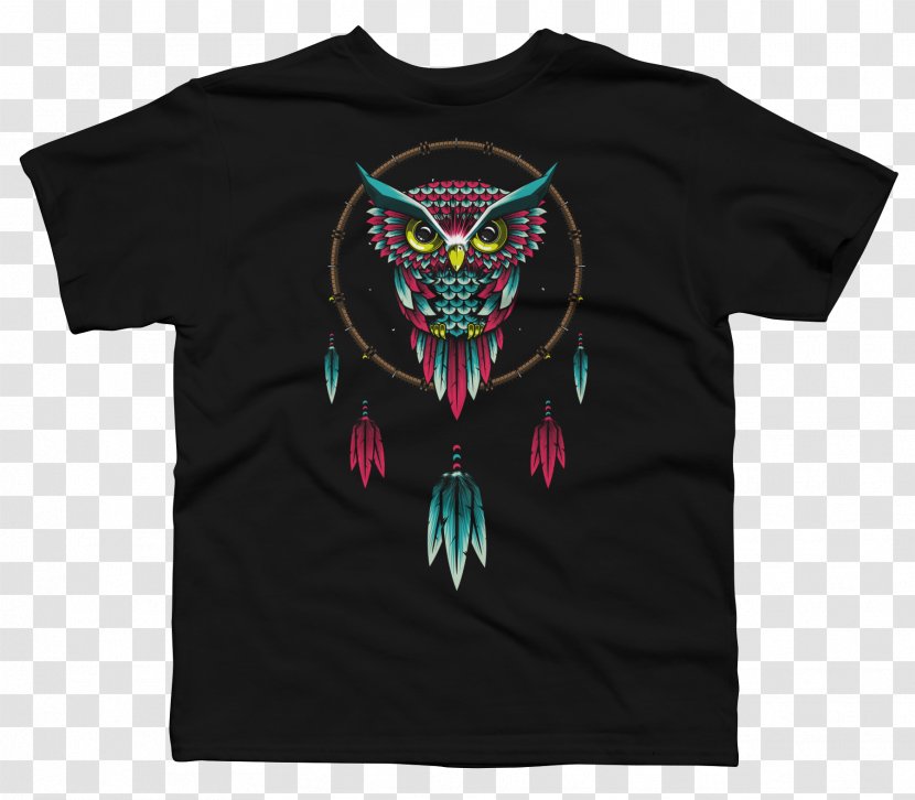 Printed T-shirt Hoodie Clothing - Bird Of Prey Transparent PNG