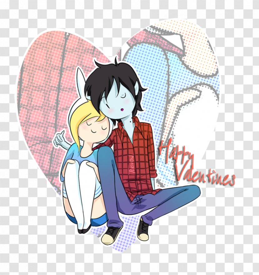 Marceline The Vampire Queen Fionna And Cake Adventure Film - Heart - San Valentin Transparent PNG