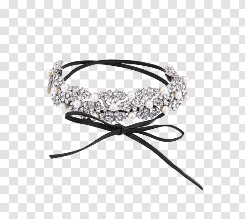 Headpiece Choker Jewellery Necklace Pearl Transparent PNG