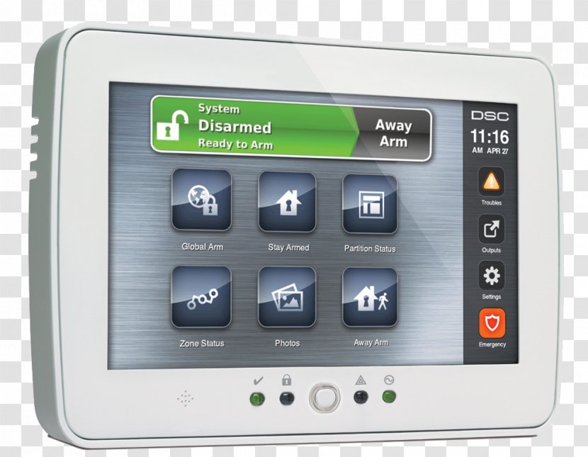 ATA Security Systems Inc Alarms & Keypad Touchscreen - Ata - Alarm System Transparent PNG