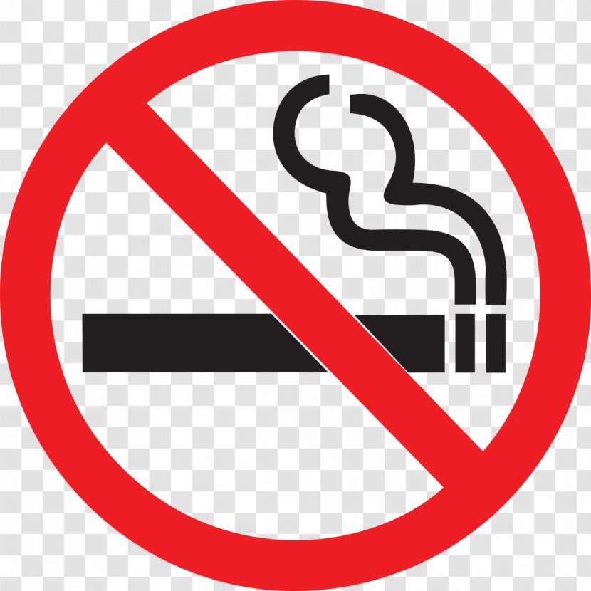 Smoking Ban Sign Tobacco - Royaltyfree - No Transparent PNG