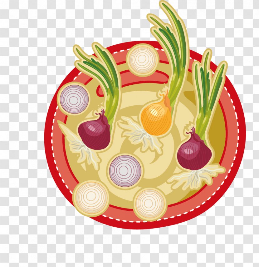 Breakfast Vegetable Food Icon - Nutrition Facts Label - Hand-painted Garlic Transparent PNG