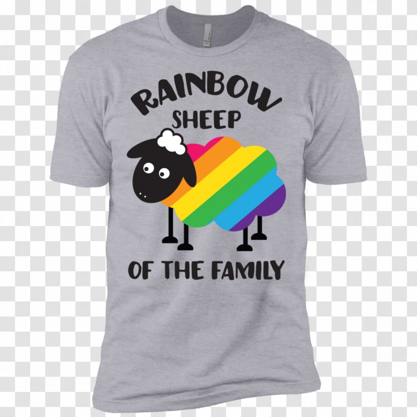 T-shirt Hoodie Sheep Rainbow Flag LGBT - Flower Transparent PNG