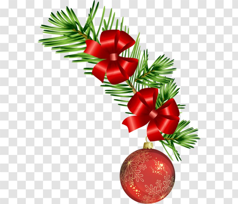 Santa Claus Christmas Day Ornament Decoration Tree - Branch - Le Lampadaire Transparent PNG
