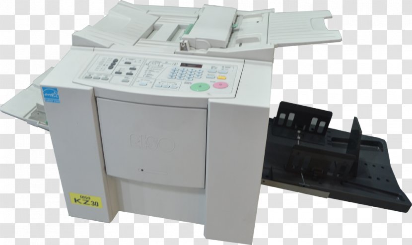 Paper Digital Duplicator Riso Kagaku Corporation Printer Printing - Photocopier Transparent PNG