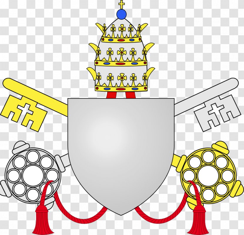 Papal Coats Of Arms Coat Pope Francis Tiara - Leo Xiii - Template Transparent PNG