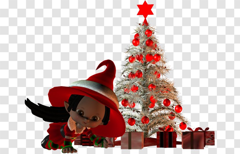 Christmas Tree Elf Dwarf Fairy Ornament - Decor Transparent PNG