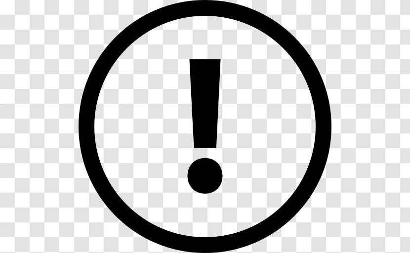 Exclamation Mark Symbol Interjection - Warning Sign Transparent PNG