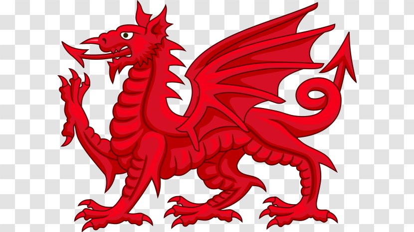 Welsh Dragon - Red - Animal Figure Transparent PNG