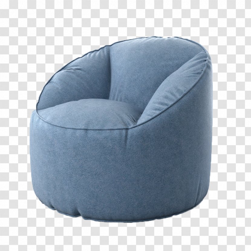 Couch Wing Chair Tuffet Furniture - Seat - Armchair Blue Transparent PNG
