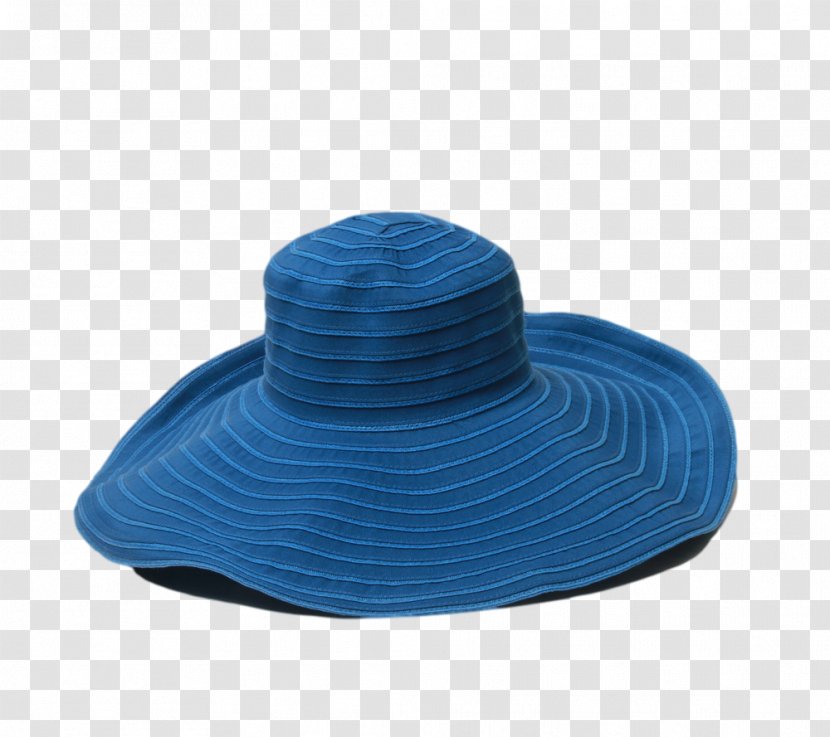 Sun Hat Cobalt Blue - Beach Transparent PNG