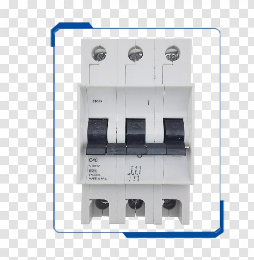 Circuit Breaker Electrical Switches Wiring Diagram Network - Electronic Transparent PNG