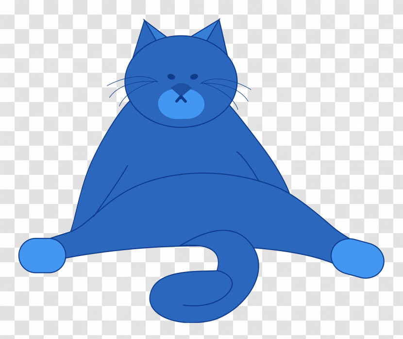 Cat Kitten Cobalt Blue / M Snout Whiskers Transparent PNG