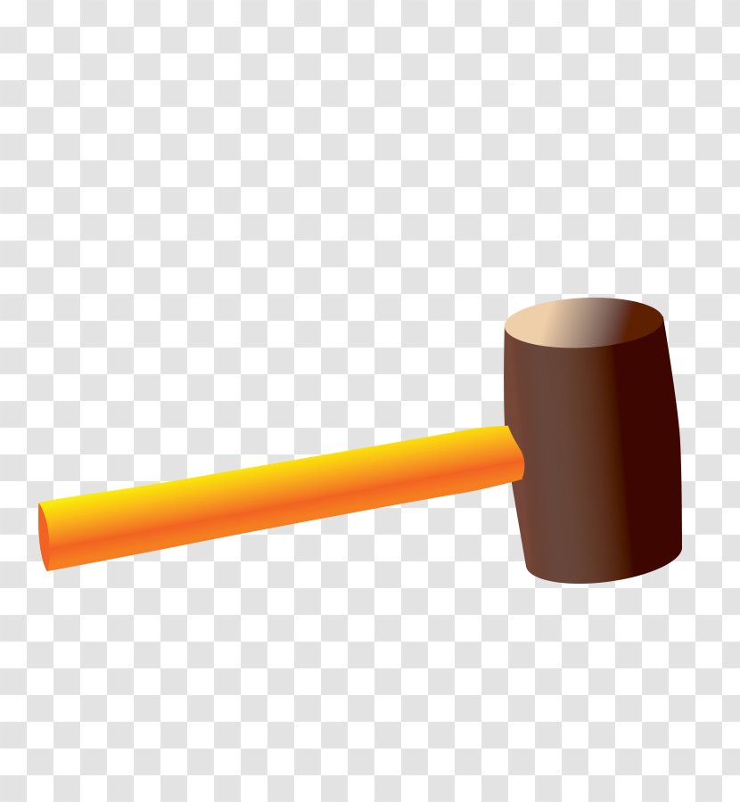 Designer Smartisan - Hammer - Vector Golden Transparent PNG