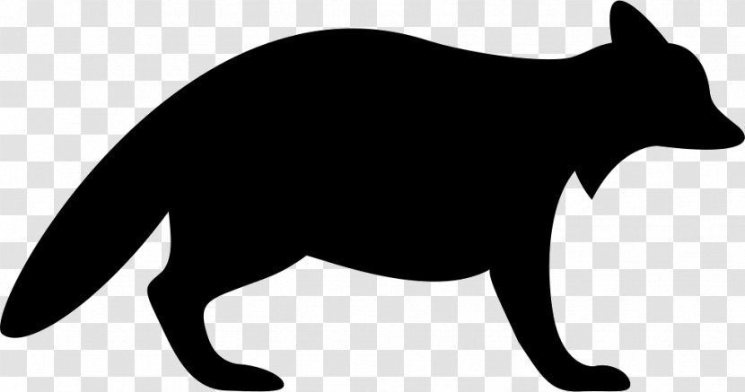 Whiskers Raccoon Silhouette Clip Art - Black Transparent PNG