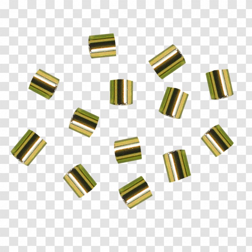 Candy - Brass - Floating Green Handmade Transparent PNG