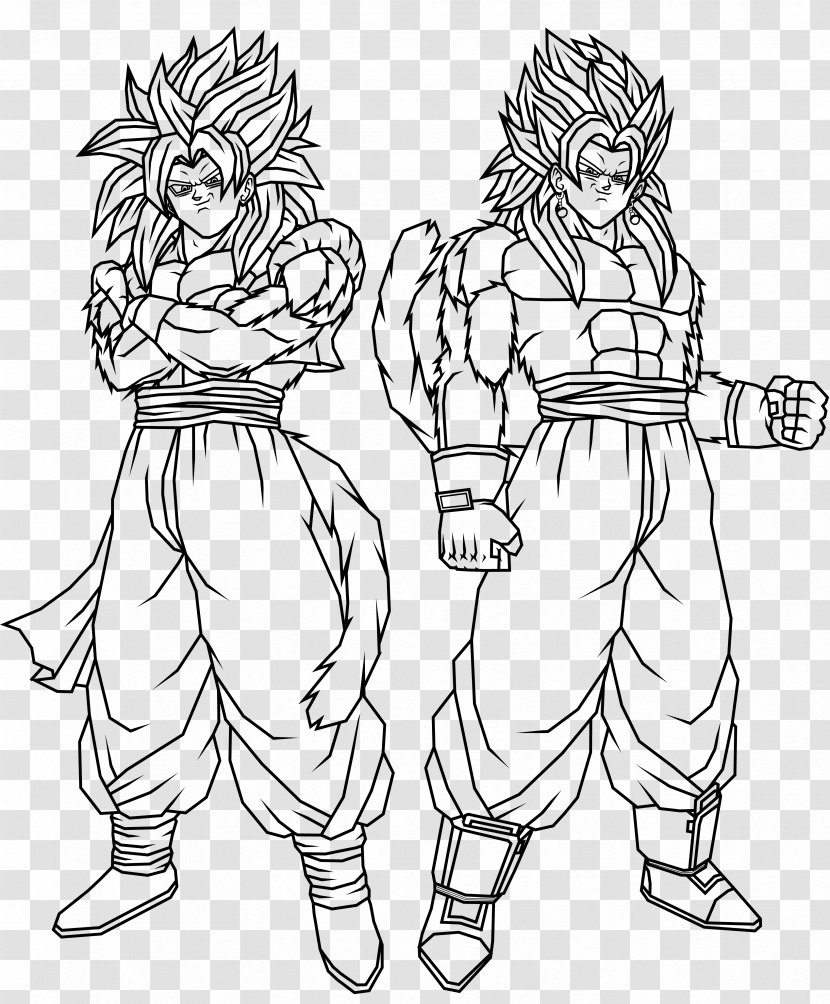 Drawing Goku Vegeta Trunks e Goten - Desenhando Dragon Ball Super