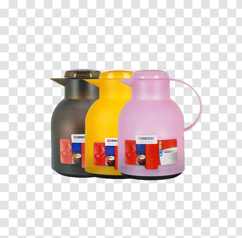 Water Bottle Kettle - Vacuum Flask - Three Transparent PNG