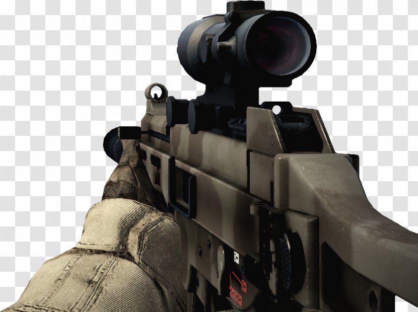 Battlefield: Bad Company 2 Battlefield 3 4 Weapon Firearm - Silhouette Transparent PNG
