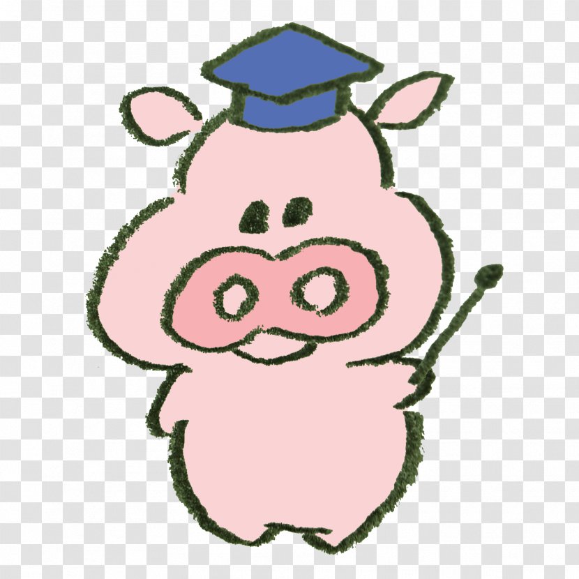 Domestic Pig Welcia Clip Art - Flower - Buta Transparent PNG