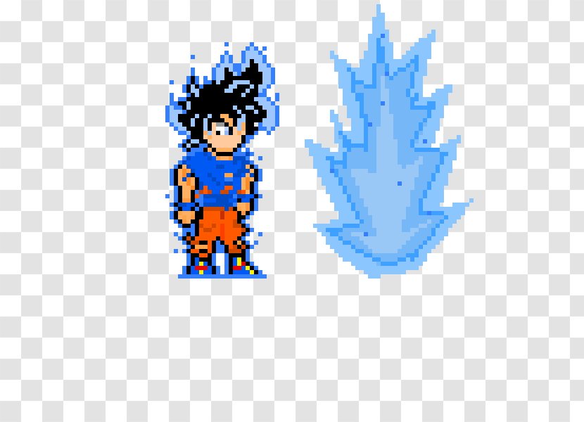 Goku Pixel Art Transparent PNG