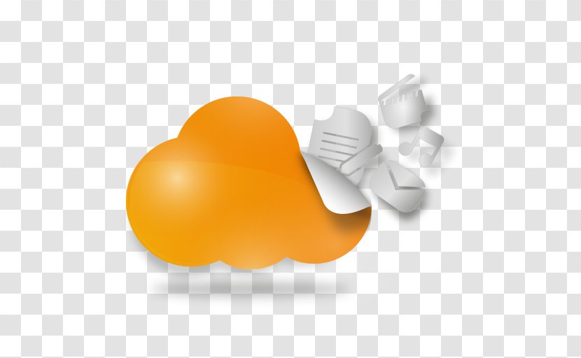 Android Smartphone My Cloud - Orange Transparent PNG
