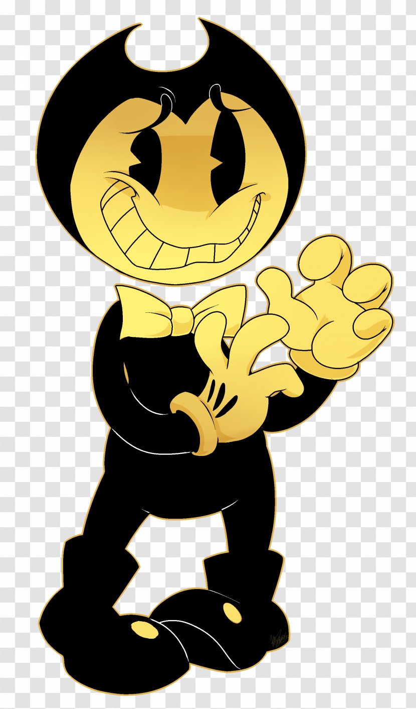 Bendy And The Ink Machine Fan Art Drawing - Flower - Cartoon Transparent PNG