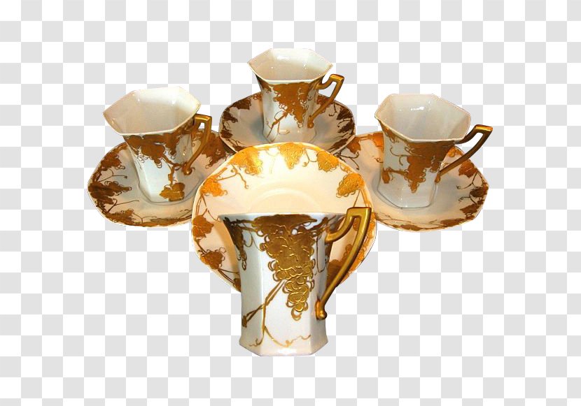 Coffee Cup Vase Porcelain Saucer Transparent PNG