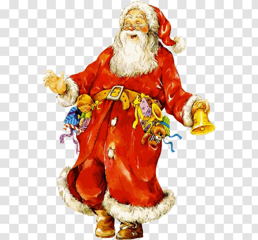 Santa Claus Christmas New Year Clip Art - Holiday Transparent PNG