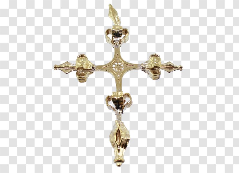 Croix Des Halles De Cordes-sur-Ciel Crucifix Jewellery Gold - Yellow - Cordes Sur Ciel Transparent PNG