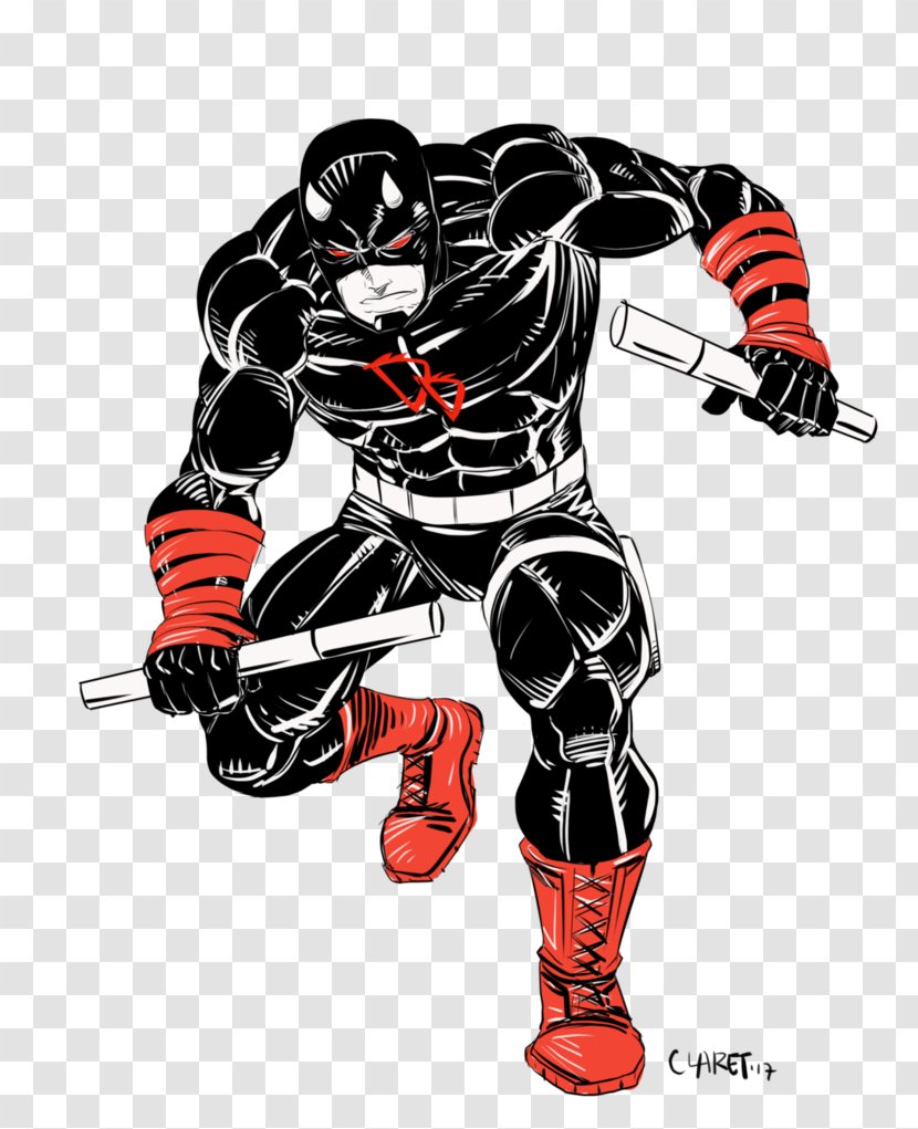 Protective Gear In Sports Sporting Goods Headgear Superhero Supervillain - Baseball - Daredevil Transparent PNG