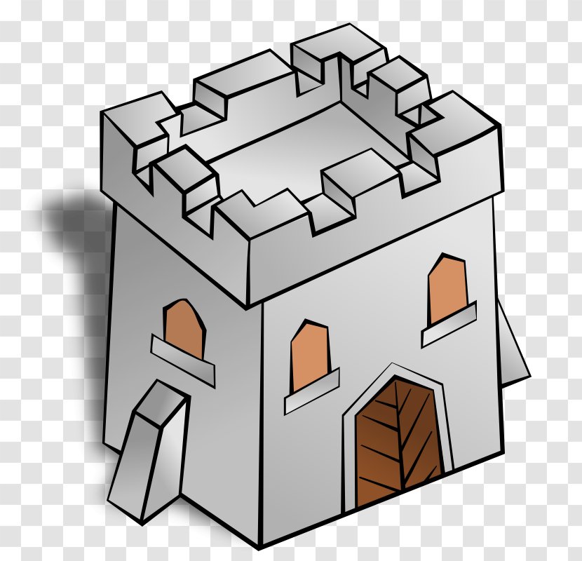 Fortification Clip Art - Castle - Fantasy Map Symbols Transparent PNG