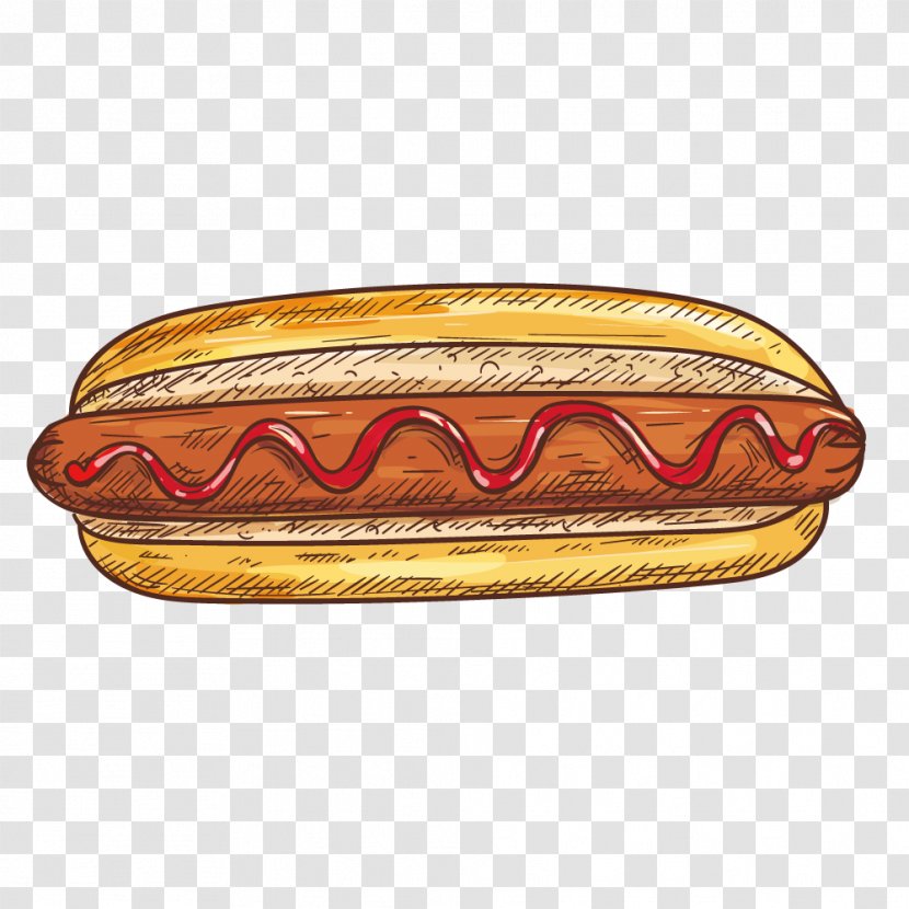 Hot Dog Fast Food Hamburger French Fries - Bun - Delicious Buns Transparent PNG