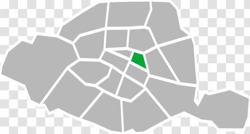 19th Arrondissement 7th 10th 16th 20th - Map Transparent PNG
