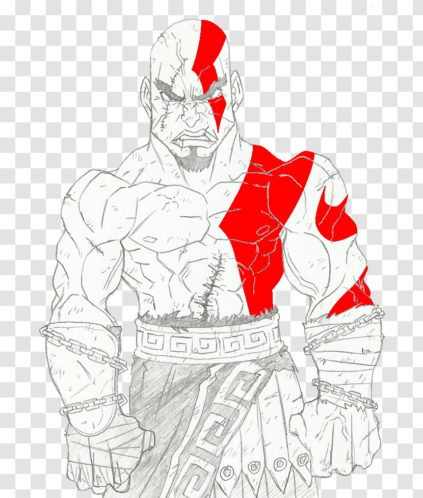 Drawing Line Art - Arm - God Of War Transparent PNG