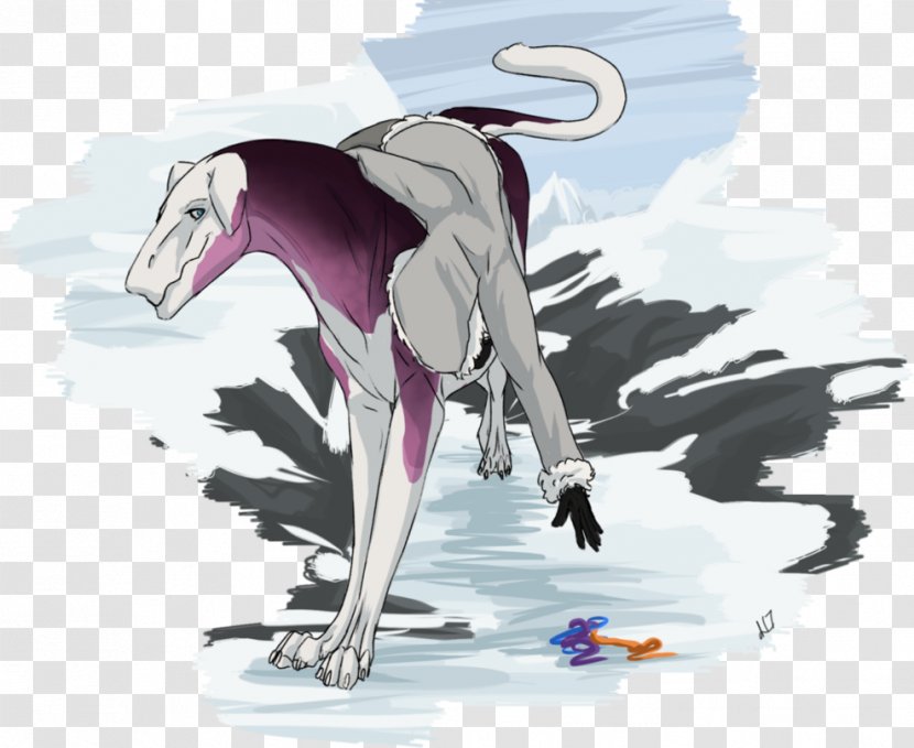Illustration Cartoon Mammal Purple Legendary Creature - Silhouette - Clean Up Crew Transparent PNG