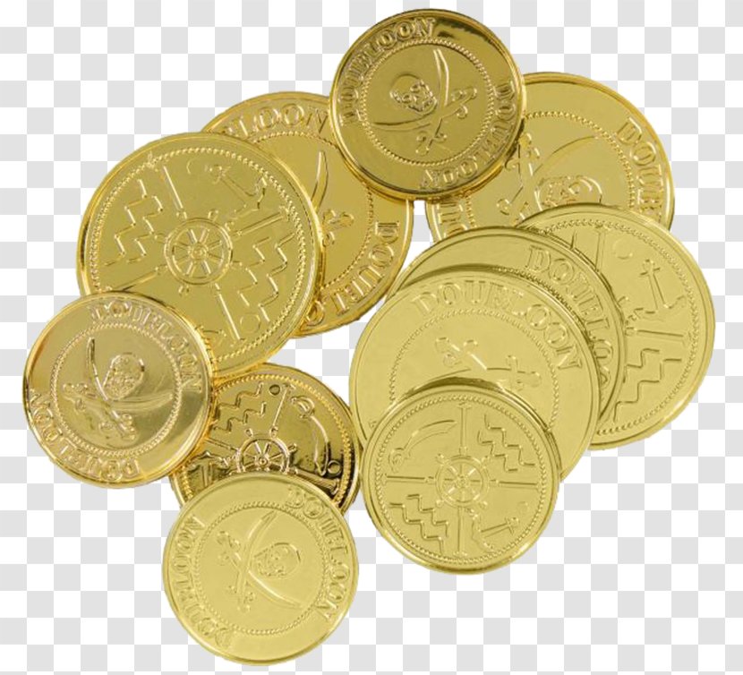 Doubloon Coin Fashion Accessory Gold Costume - Currency Transparent PNG
