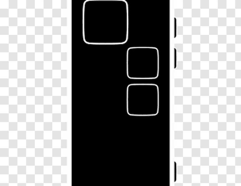 Mobile Phone Accessories Font - Black And White - Connectline Transparent PNG