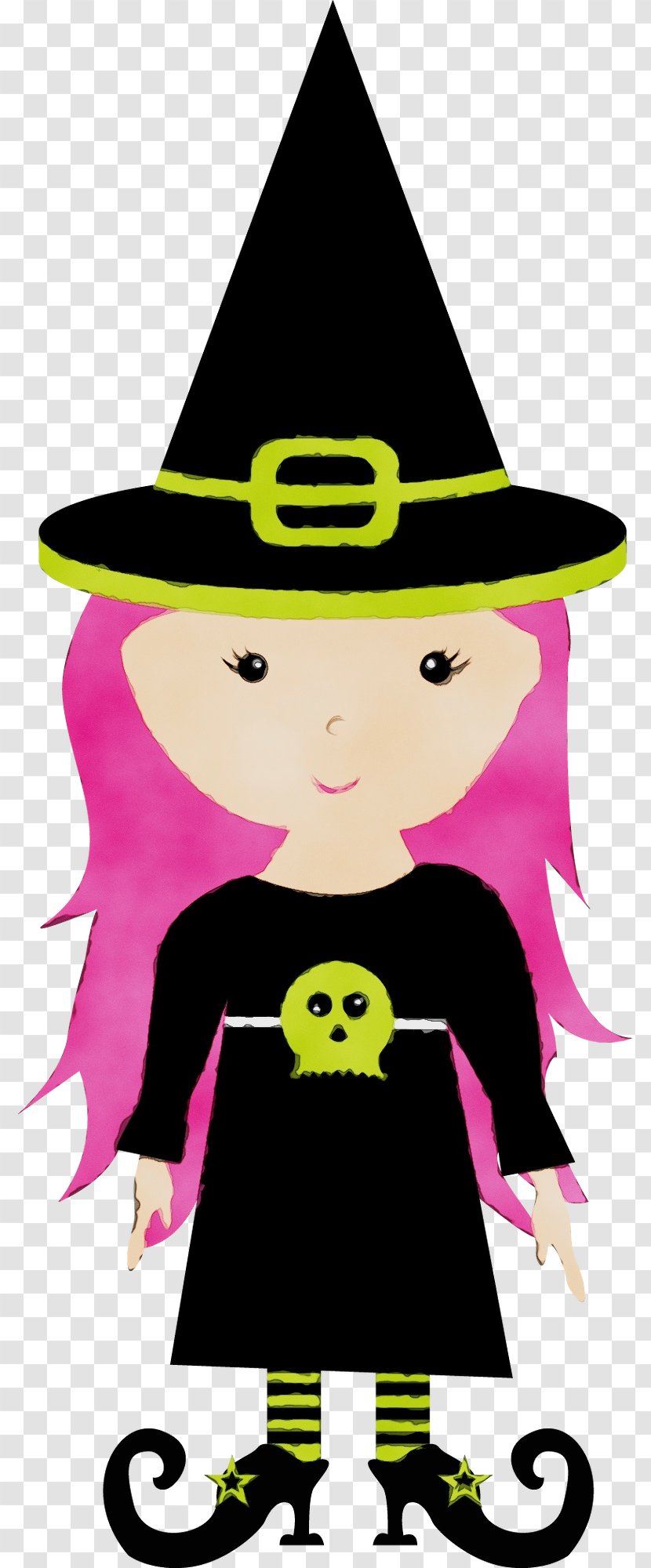 Halloween Witch Hat - Costume - Magenta Transparent PNG