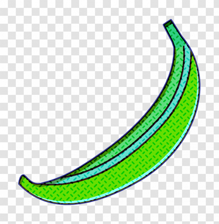 Banana Icon Fruit Icon Gastronomy Set Icon Transparent PNG