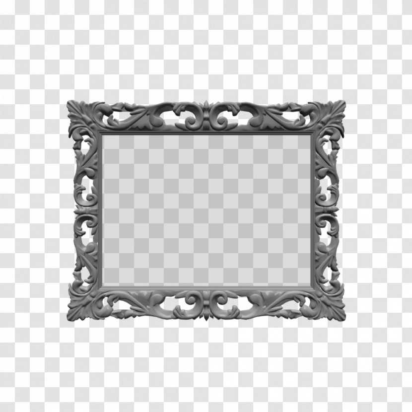 Picture Frames Rectangle White Pattern - Wood Frame Transparent PNG