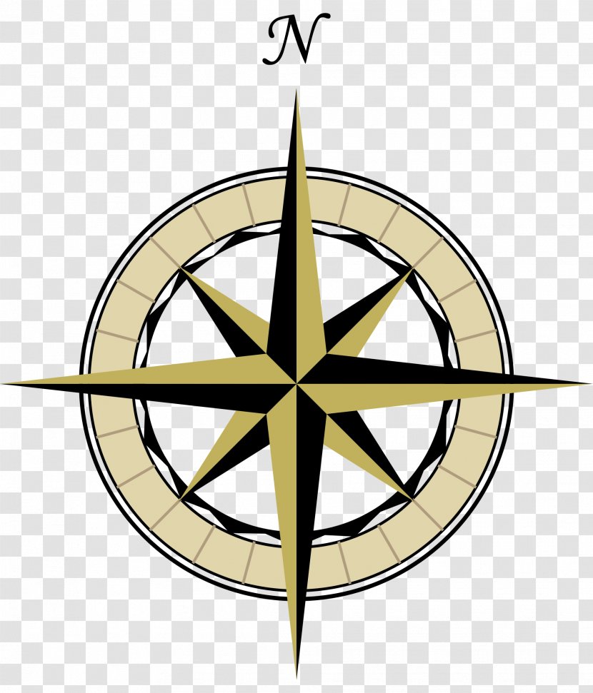 Compass Rose Clip Art - Scalable Vector Graphics - Simple Transparent PNG