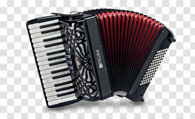 Piano Accordion Hohner Harmonica Musical Instruments - Silhouette Transparent PNG