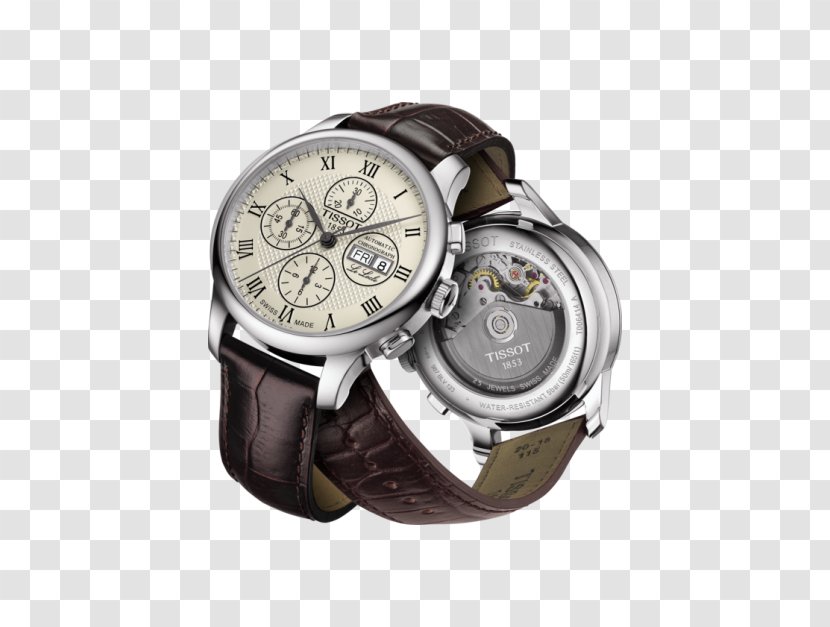 Tissot Men's Le Locle Powermatic 80 Chronograph Watch - Automatic Transparent PNG