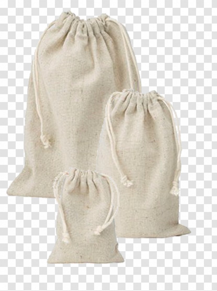 Bag Drawstring Cotton Linen Wholesale - Textile Transparent PNG