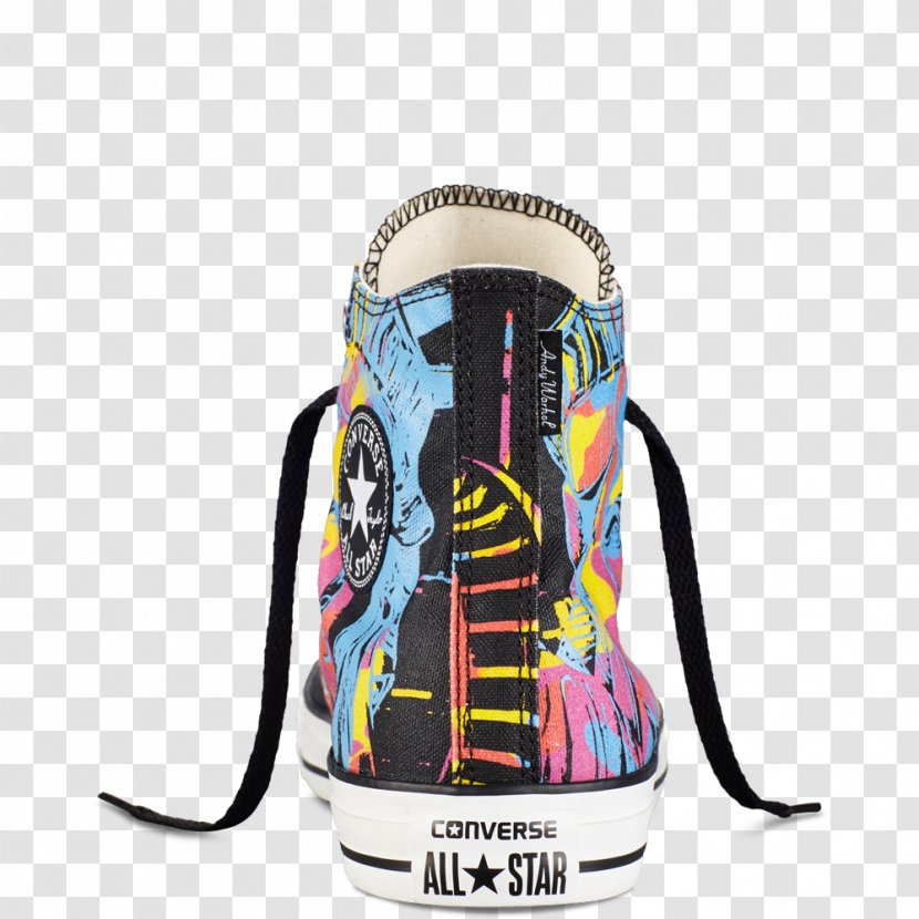 Sneakers Converse Chuck Taylor All-Stars Shoe White - Artist - Andy Warhol Transparent PNG