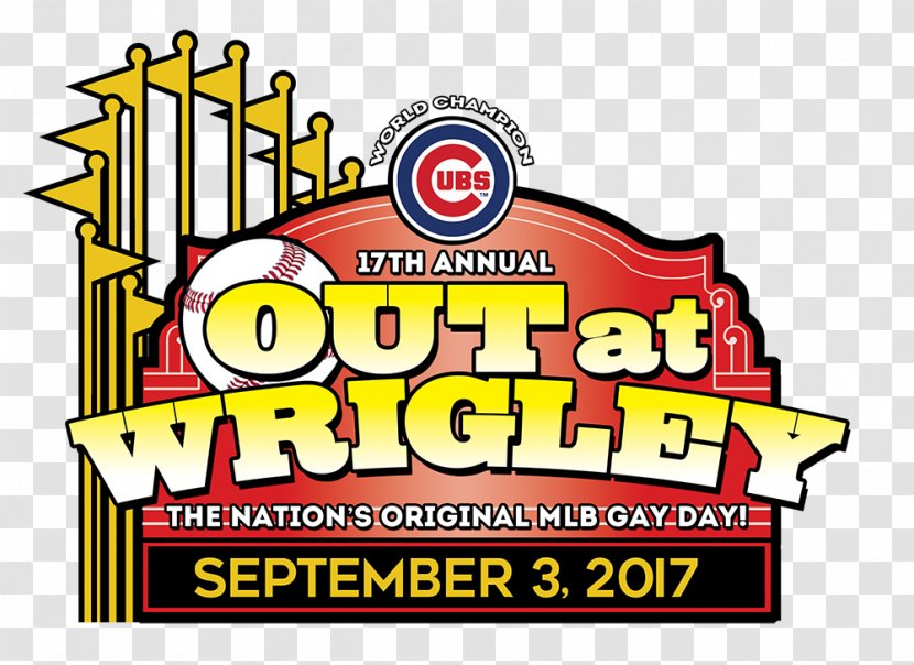 Wrigley Field Logo Chicago Pride Parade Ceremonial First Pitch Sponsor - Area Transparent PNG